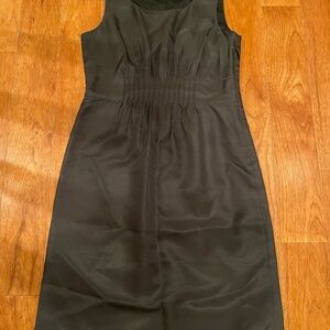 J. Crew Charcoal Gray Silk Blend Dress